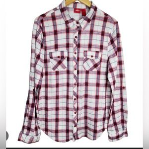 VGUC Daytrip from the Buckle Long Sleeve Button Down Flannel Top, size XL